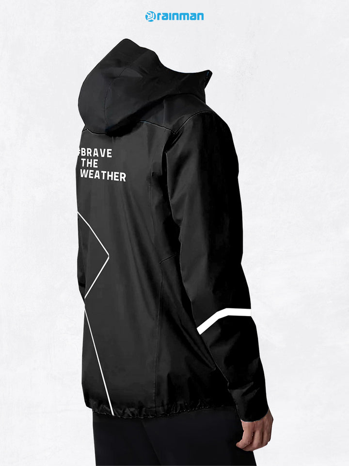 Rainbreaker Lustralite - 360° Reflective Lightweight IPX6 Raincoat