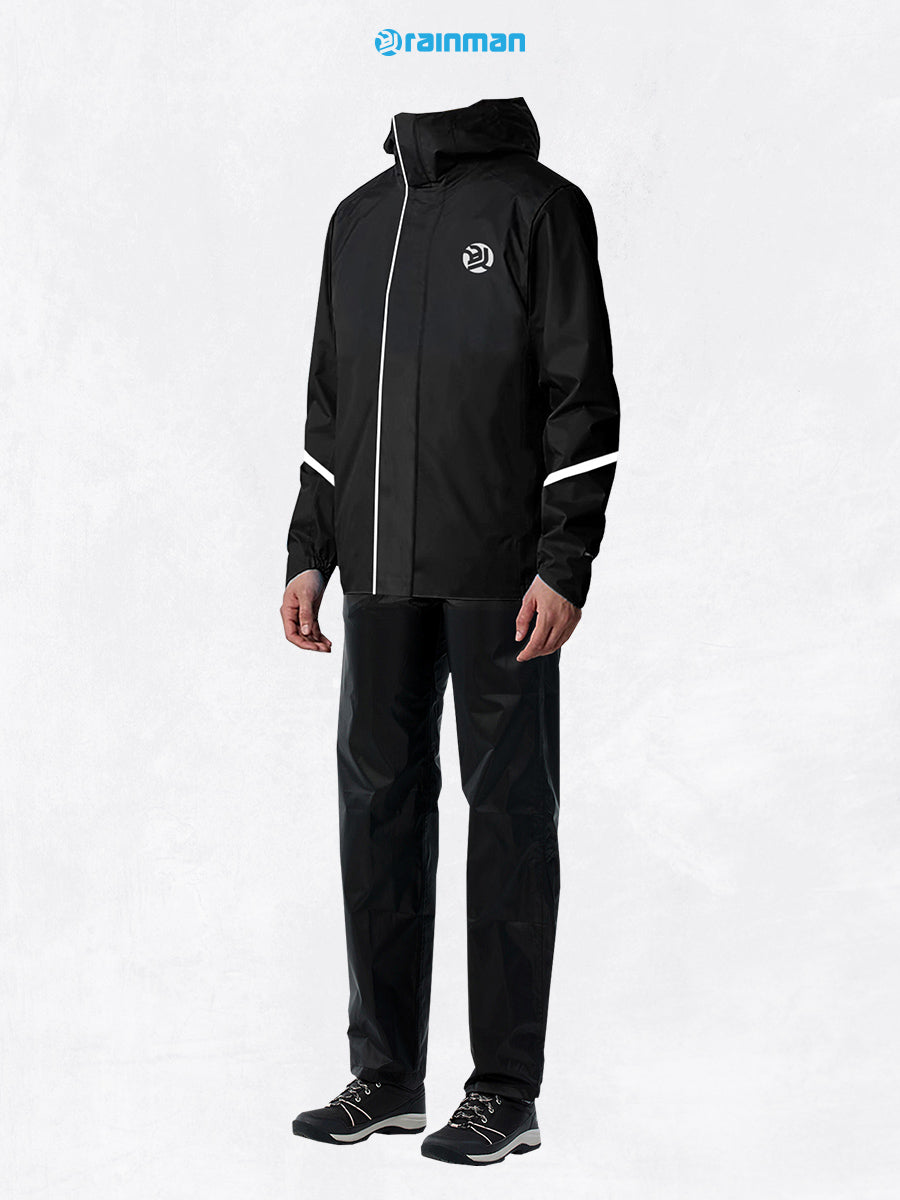 Rainbreaker Lustralite - 360° Reflective Lightweight IPX6 Raincoat