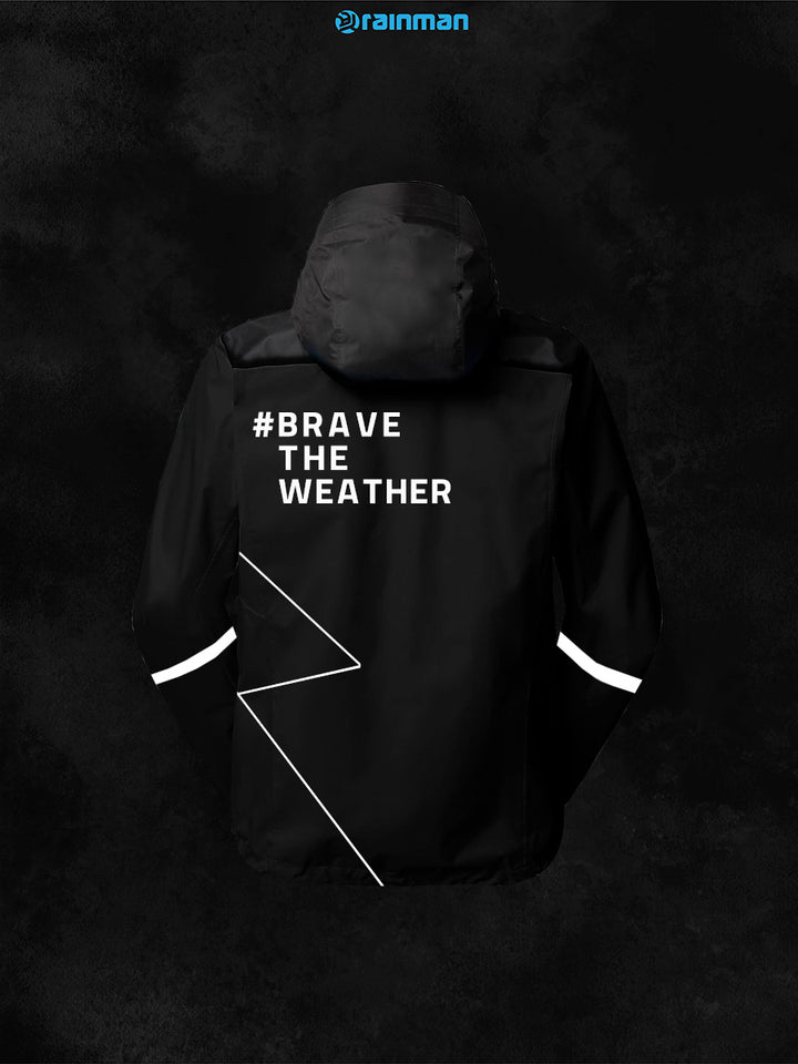 Rainbreaker Lustralite - 360° Reflective Lightweight IPX6 Raincoat